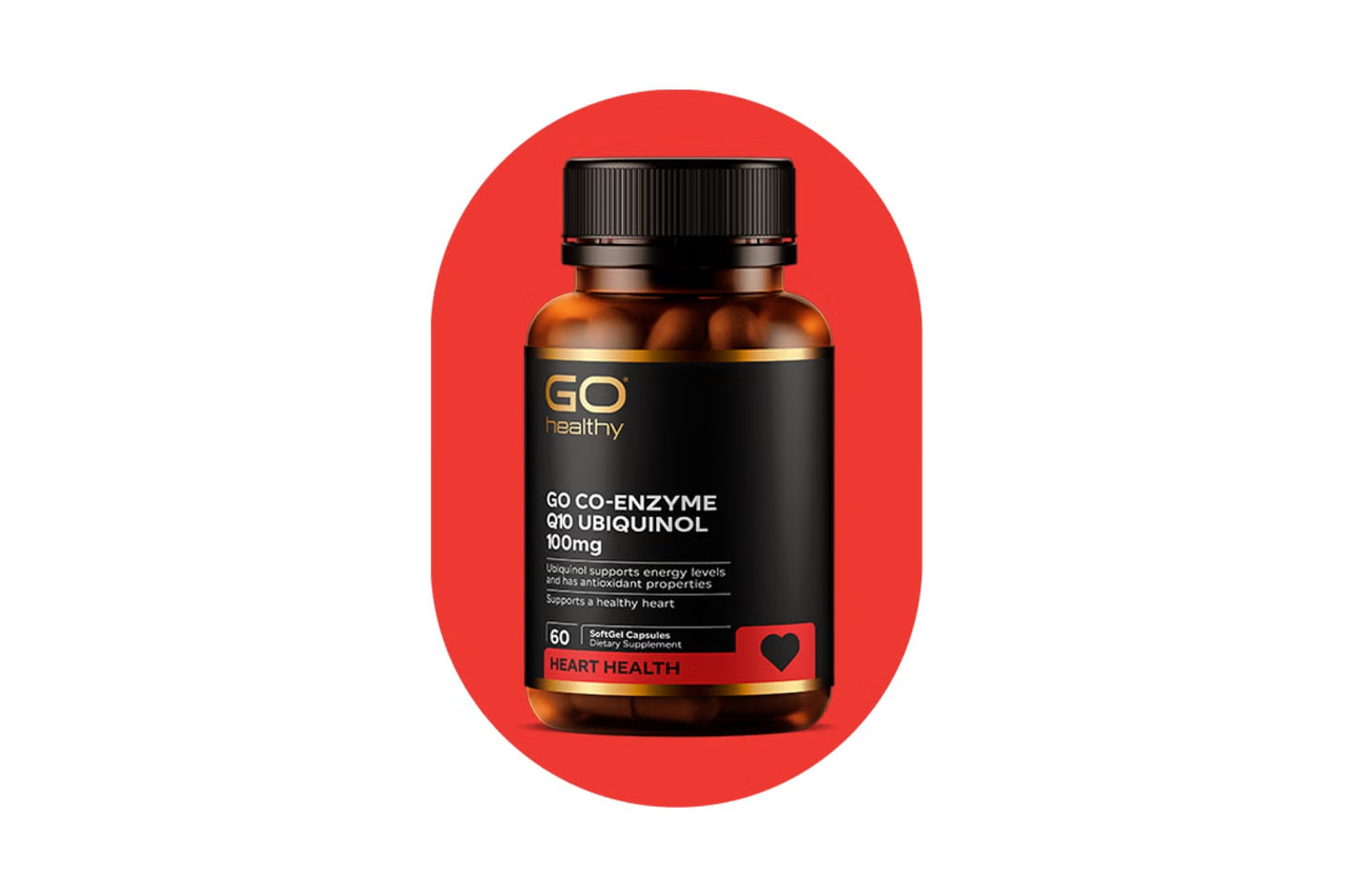 GO CO-ENZYME Q10 UBIQUINOL 100mg 60 Caps