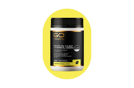 GO FISH OIL 1-A-Day + VITAMIN D3 1,000IU 90 CAPS