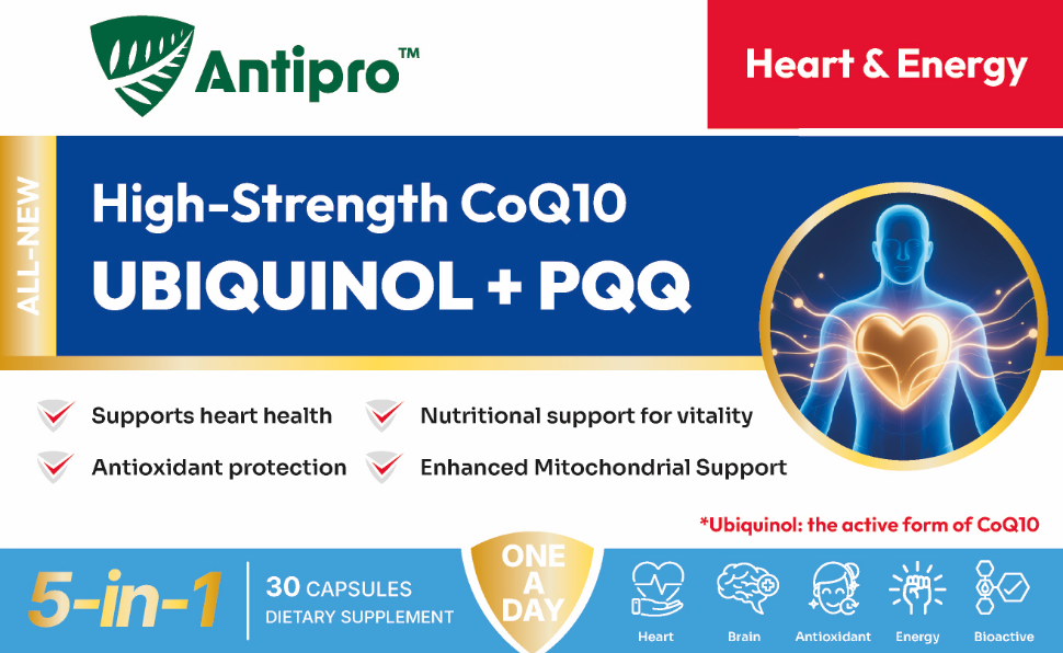 UBIQUINOL High-Strength CoQ10 +PQQ